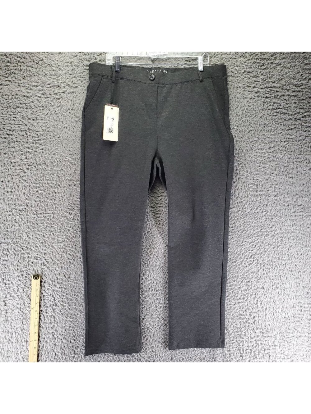 Tapata Pants Womens XXL 20 Charcoal Gray Work Leisure Stretch Slacks *NWT*